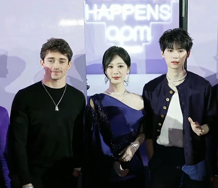 leclercsletters's tweet photo. CHARLES LECLERC, YANG ZI &amp; ZHOU YIRAN https://t.co/WjLZW9TRT6