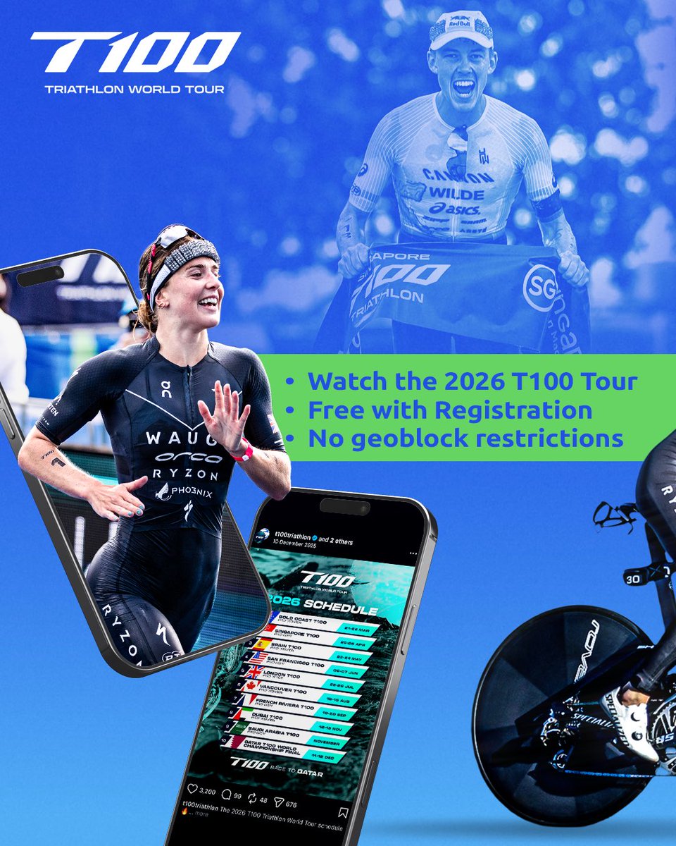 worldtriathlon's tweet photo. A new season. A new https://t.co/YFY80R4n6u 🤩

Here’s everything you need to know about the refreshed platform for 2026! 👉 https://t.co/GXid2E7CIp