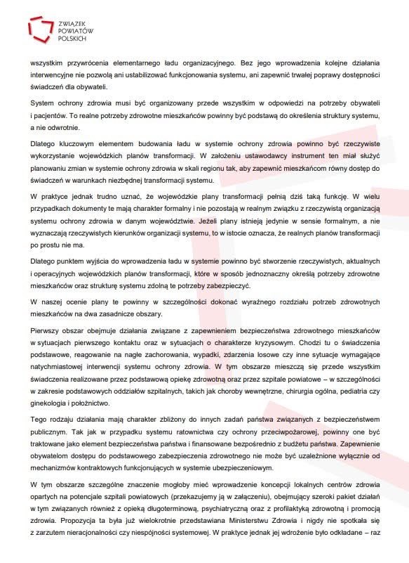 Ogólnopolski Związek Pracodawców Szpitali Powiat. tweet media