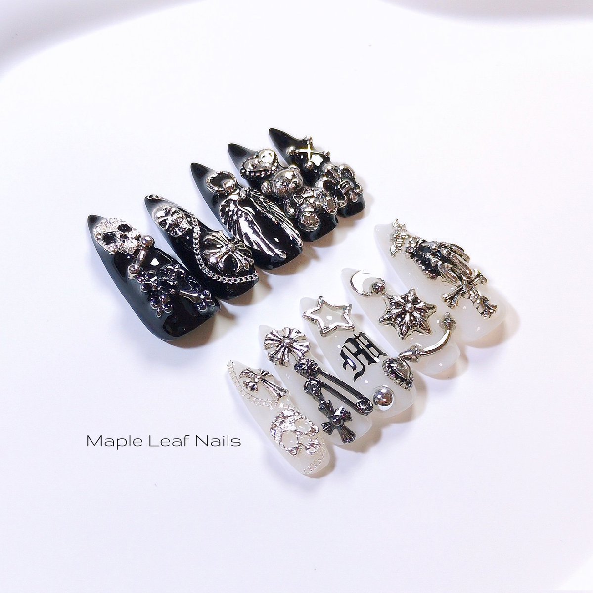 𝑴𝒂𝒑𝒍𝒆 𝑳𝒆𝒂𝒇 .ネイルチップ販売 tweet media