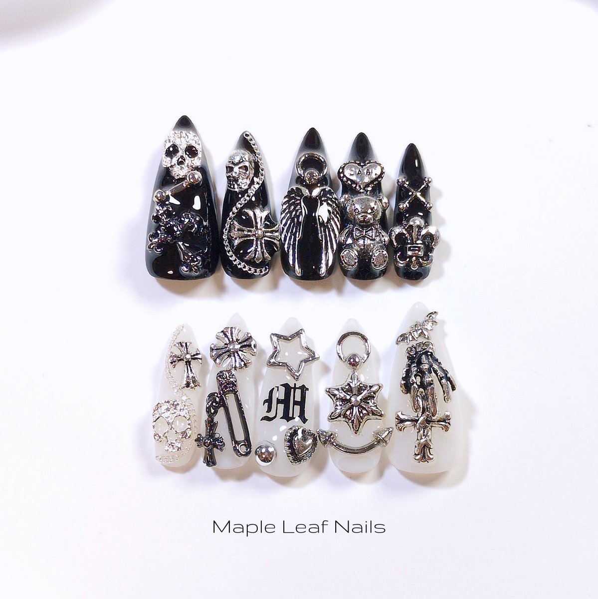 𝑴𝒂𝒑𝒍𝒆 𝑳𝒆𝒂𝒇 .ネイルチップ販売 tweet media