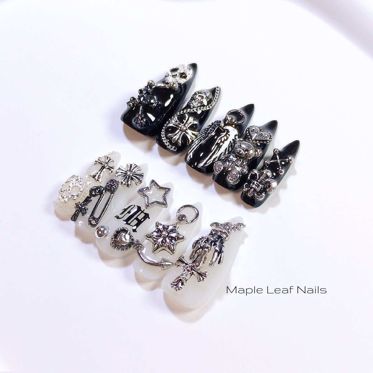 𝑴𝒂𝒑𝒍𝒆 𝑳𝒆𝒂𝒇 .ネイルチップ販売 tweet media