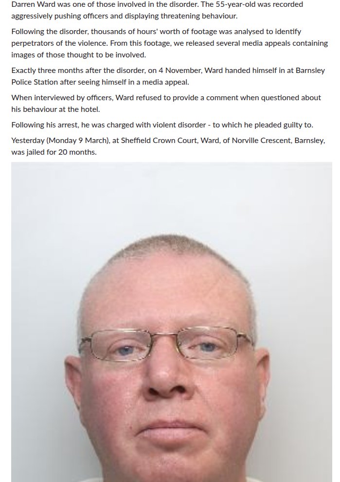 crochetjenny's tweet image. Darren Ward, jailed for 20 months.
#Manvers #Rotherham    
 southyorkshire.police.uk/news/south-yor…