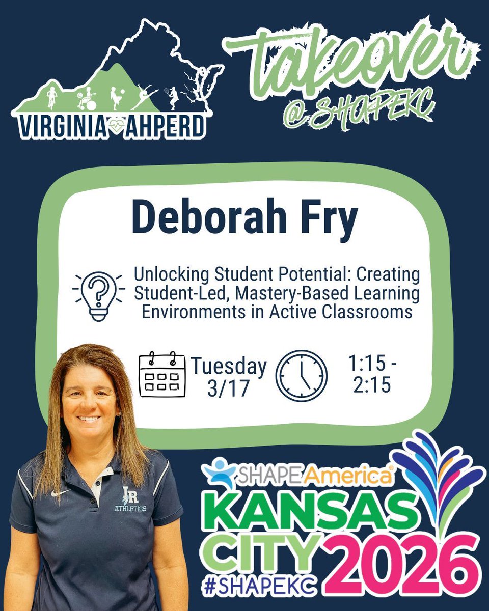 Virginia AHPERD tweet media