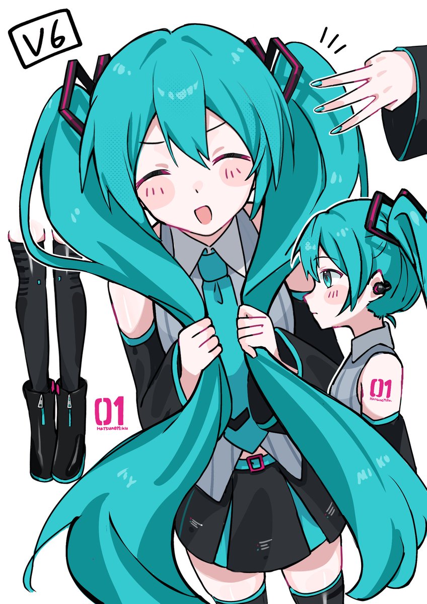 MUMesan2's tweet photo. #初音ミク #ミクの日2026
ミクの日遅刻、V6ちゃん！ https://t.co/9ib3vJW2Ao