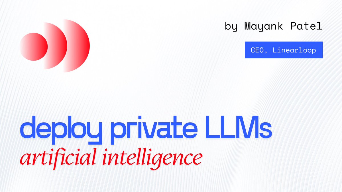 LinearloopHQ's tweet photo. "We use a private LLM. So, we're secure."
No, you're not.
Private ≠ secure. VPC hosting doesn't fix leakage, unauthorized access, or audit failures.
Security is the foundation. 

Check the full blog here: https://t.co/Z5xwn3tVxx https://t.co/RGYhEctqbD