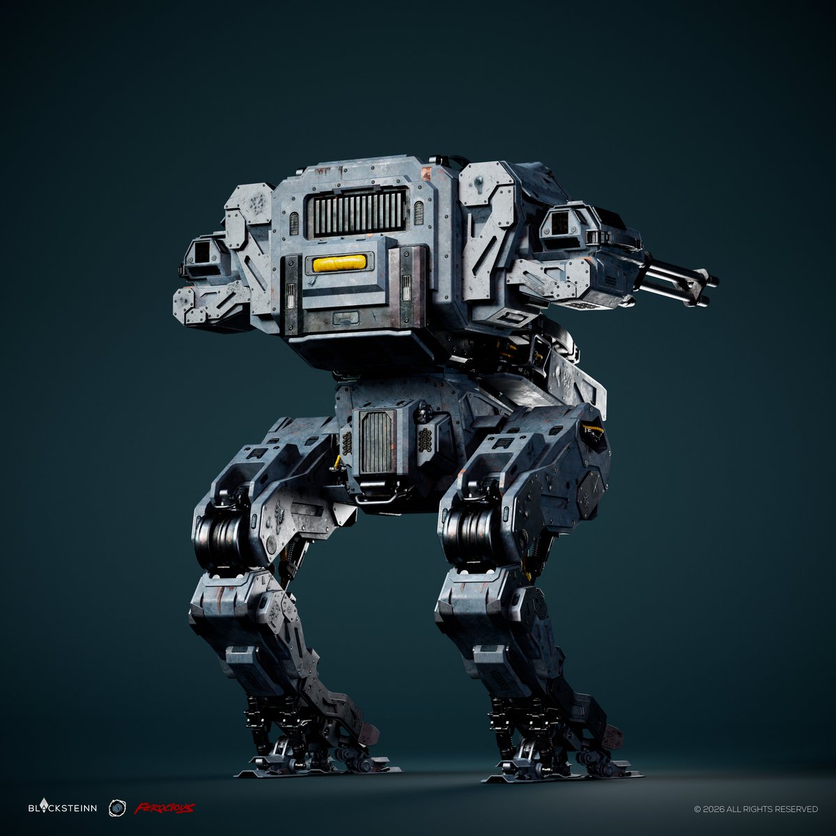 Blacksteinn's tweet photo. Battle Mecha

A game-ready 3D mecha model for #Ferocious, detailed both inside and out based on our original concepts.

#3DModeling #GameArt #GameDev #HardSurface #MechDesign #3DArtist https://t.co/zjbZDNDHvG