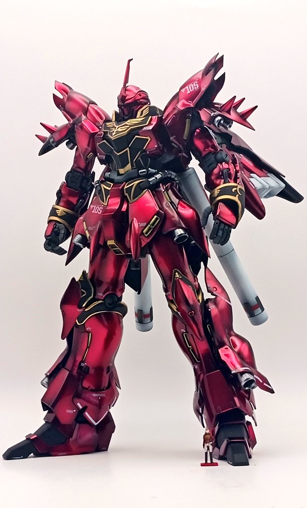 MG シナンジュ塗装 グラデーション＆キャンディ塗装 ガンプラ完成品