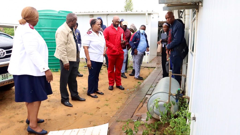 EFF_FreeState's tweet photo. ♦️IN PICTURES♦️

EFF Provincial Chairperson & Chairperson of the Portfolio Committee on Education, Health, and Social Development in the Free State Legislature, Commissar Coach Liphoko led a delegation of the committee on an oversight visit to Viljoenskroon and Kroonstad in Moqhaka Local Municipality. 

The delegation conducted site visits to Ango Maseola Clinic at  Rammulotsi in Viljoenskroon, Boitumelo Regional Hospital, and Matete Matches Secure Care Centre in Kroonstad, engaging with management and assessing the quality of services provided to the community. 

Committee members raised concerns about the infrastructure and resource challenges facing these facilities, emphasizing the need for improved healthcare and social services in the region.

Hon. Liphoko stressed the importance of effective oversight in ensuring that government services meet community needs, saying, "Our visit aims to identify gaps and advocate for improvements that will positively impact the lives of our people.

#EFFInGovernment