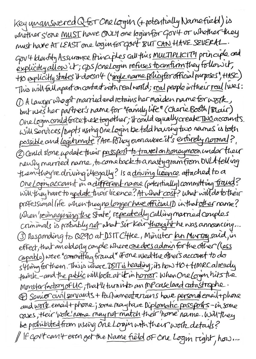 EinsteinsAttic's tweet image. 10) Will "#OneLogin" mean you can have only one official #name?

We’ve been asking @SciTechgovuk about #multiplicity for years, @cabinetofficeuk more recently, and have yet to receive a coherent answer. Will they write one down now?

#Names matter: