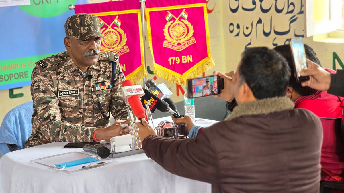 179bnC's tweet photo. On the occasion of the 87th CRPF Raising Day  179BN CRPF, Sopore organized a Free Medical Camp for the local population at Sopore, Baramulla (J&amp;K) as part of its civic action &amp; conducted free health check-ups &amp; essential medicines were distributed free of cost to the patients. https://t.co/L7GQvIgqAM