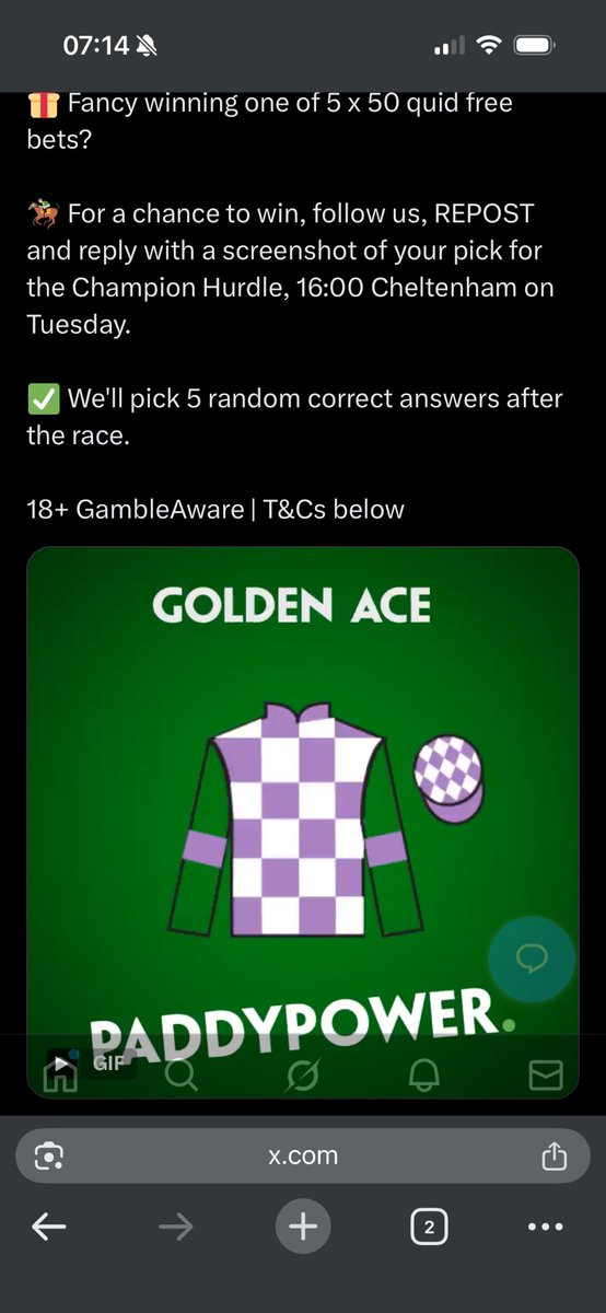 RJG1885's tweet photo. @paddypower https://t.co/Ba8kRg88yS