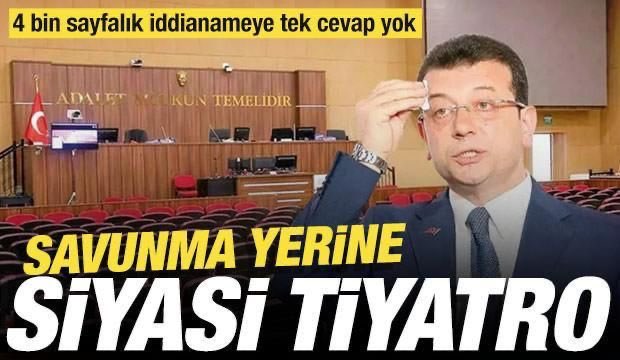 ✍🏻Çaresizliğin savunması
 
💢 Dün Silivri’de başlayan İmamoğlu davasının ilk günü, beklenenden çok daha net bir tablo çizdi…
 
💢 Savunma yok, slogan var; delil çürütme yok, kürsüden sadece maval okuma vardı.
 
💢 Yaklaşık bir yıldır aylardır sokaklarda, ekranlarda, sosyal