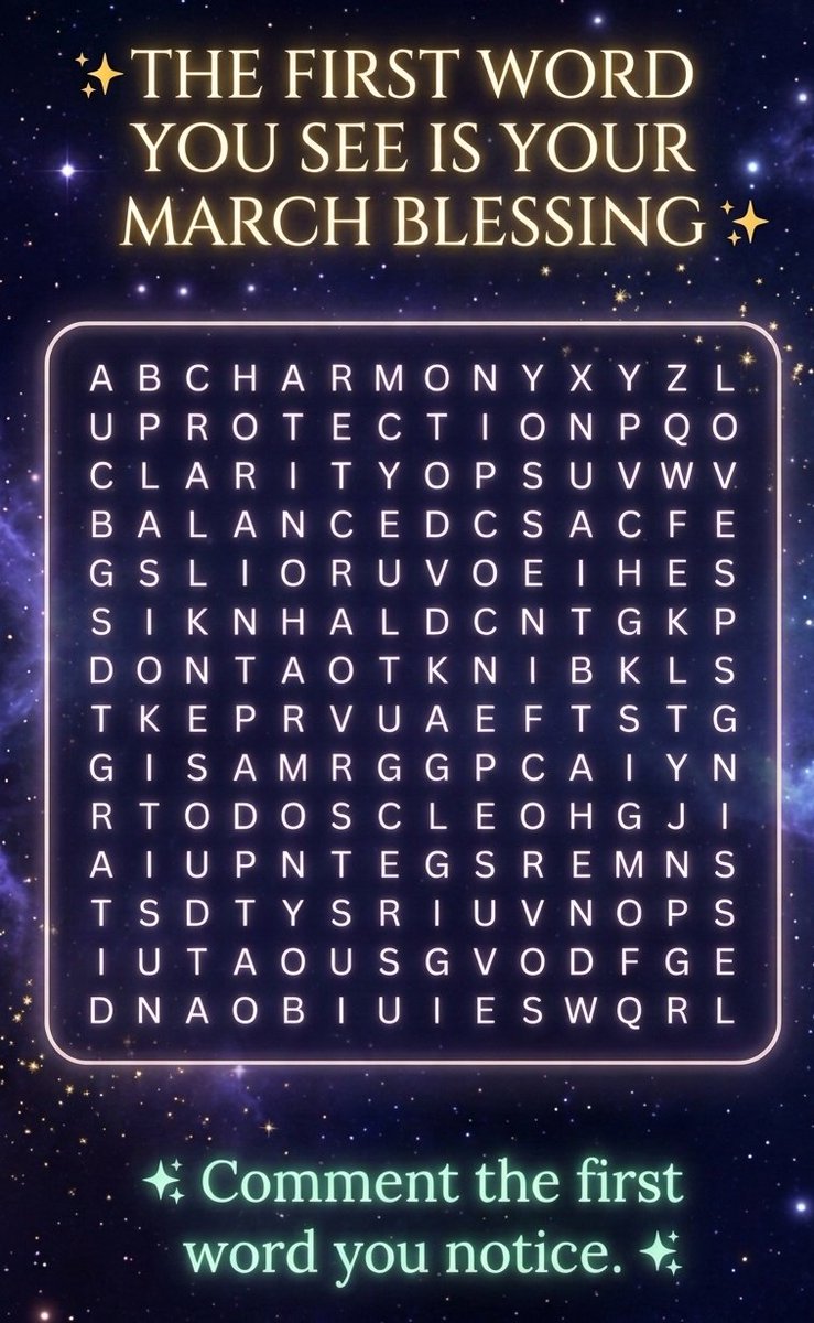 Inaya_505's tweet image. Sometimes the universe sends messages in the simplest ways.

Trust your intuition. Your soul often sees the truth before your mind does.

💫 Comment the first word you see and claim your March blessing.🧿

#marchblessings #spiritualguidance #intuitivemessage