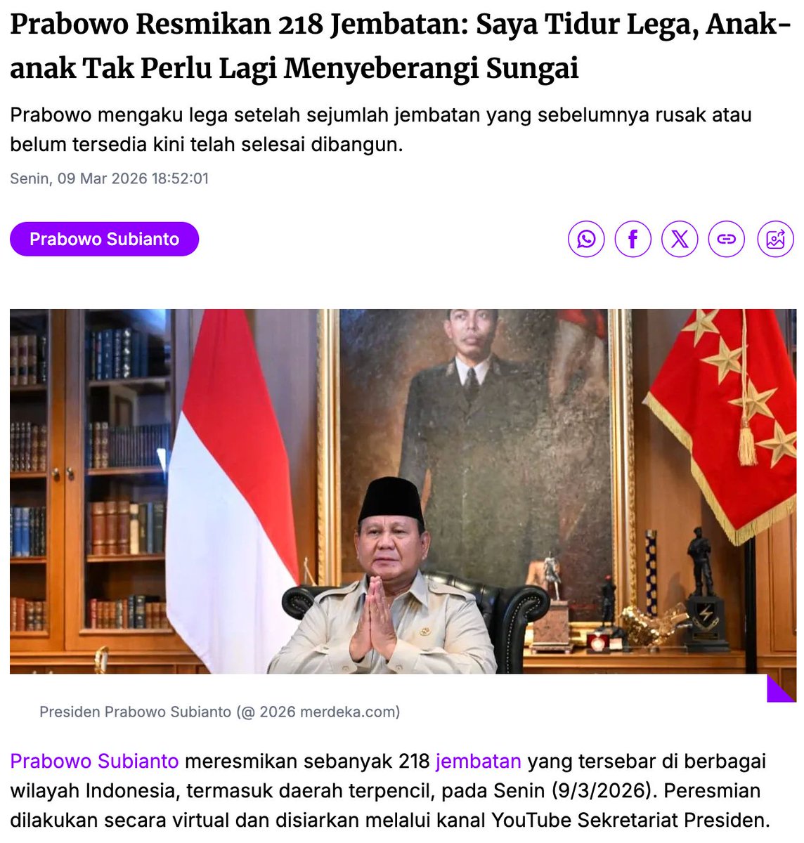 boy31614's tweet photo. Inilah merupakan bukti nyata bahwa bangsa terus bekerja, TNI AD Kita terus mengabdi, dan pembangunan nasional terus berjalan tanpa henti.

Resmikan 218 Jembatan https://t.co/RksP5BbApF
