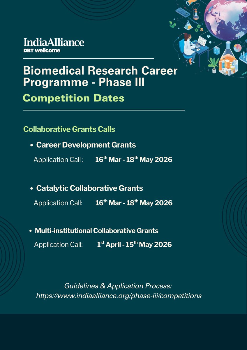 DBT/WT India Alliance tweet media