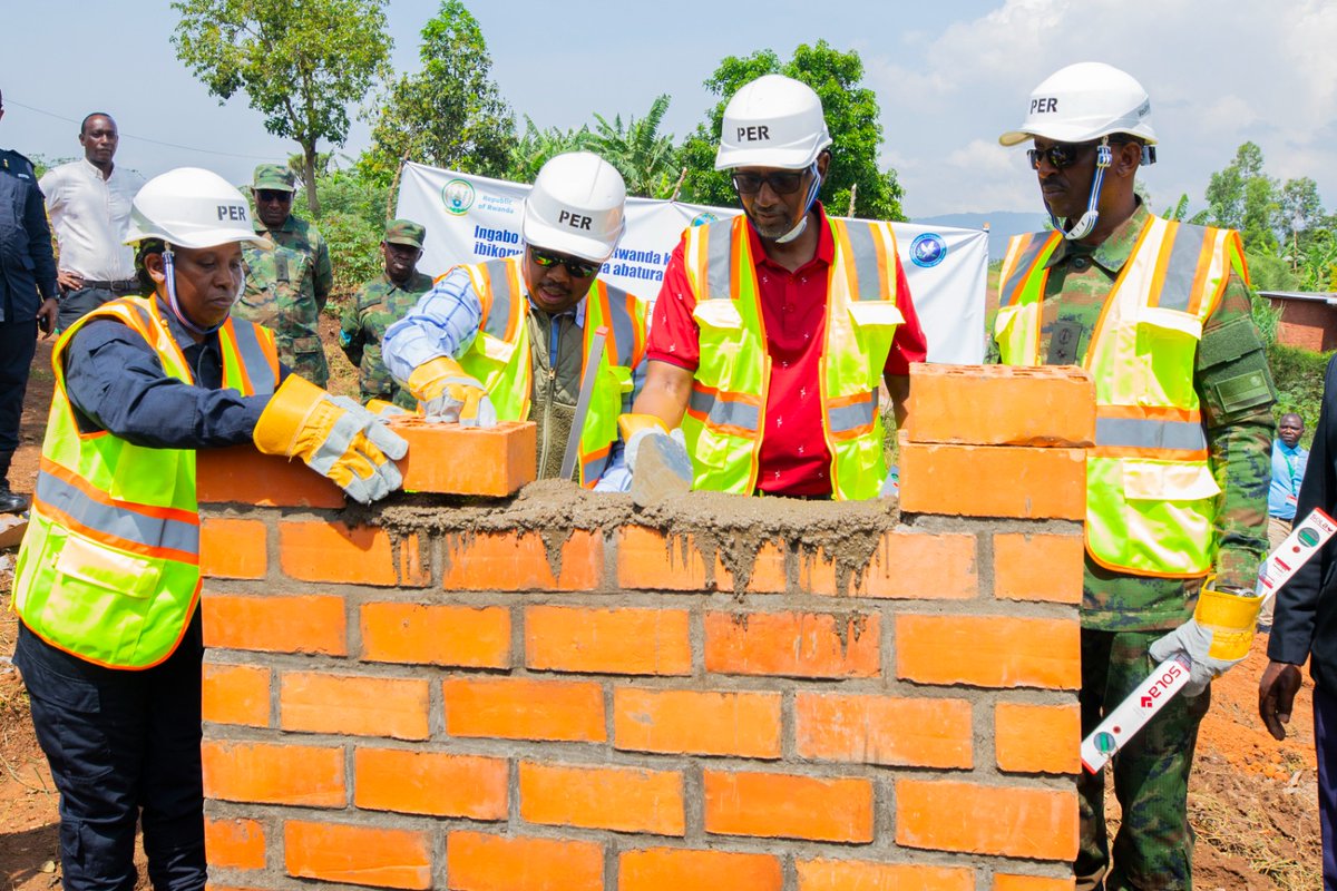 The @Rwandapolice & @RwandaMoD have begun constructing 15 classrooms at ...