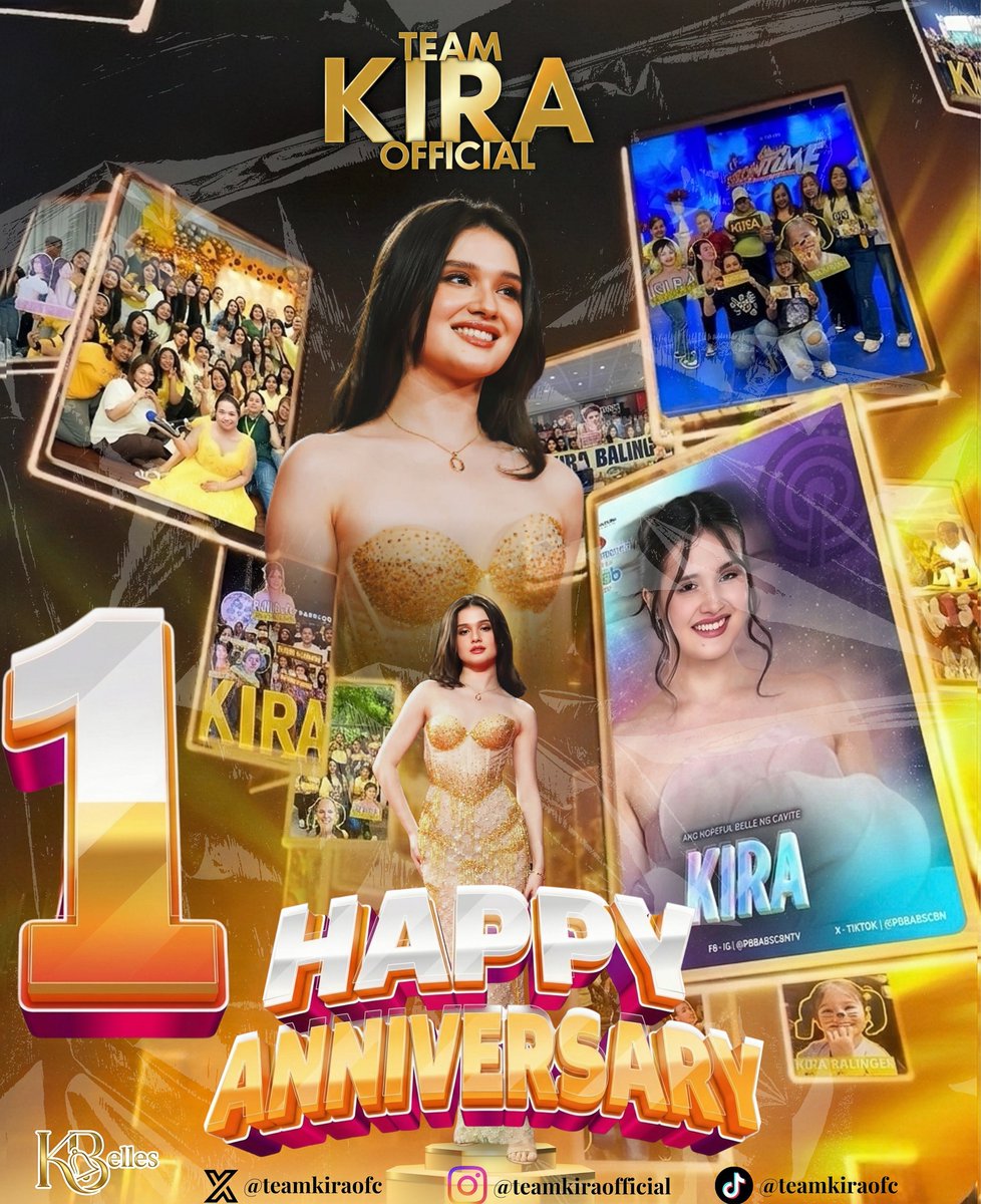 HAPPY 1ST ANNIVERSARY TEAM KIRA! 🌻

It’s been exactly one year since our “Hopeful Belle ng Cavite” entered PBB house. From the very first moment, Kira captured our hearts. Indeed, she’s much more than just a pretty face. It wasn’t just her grace that stood out, but her wisdom