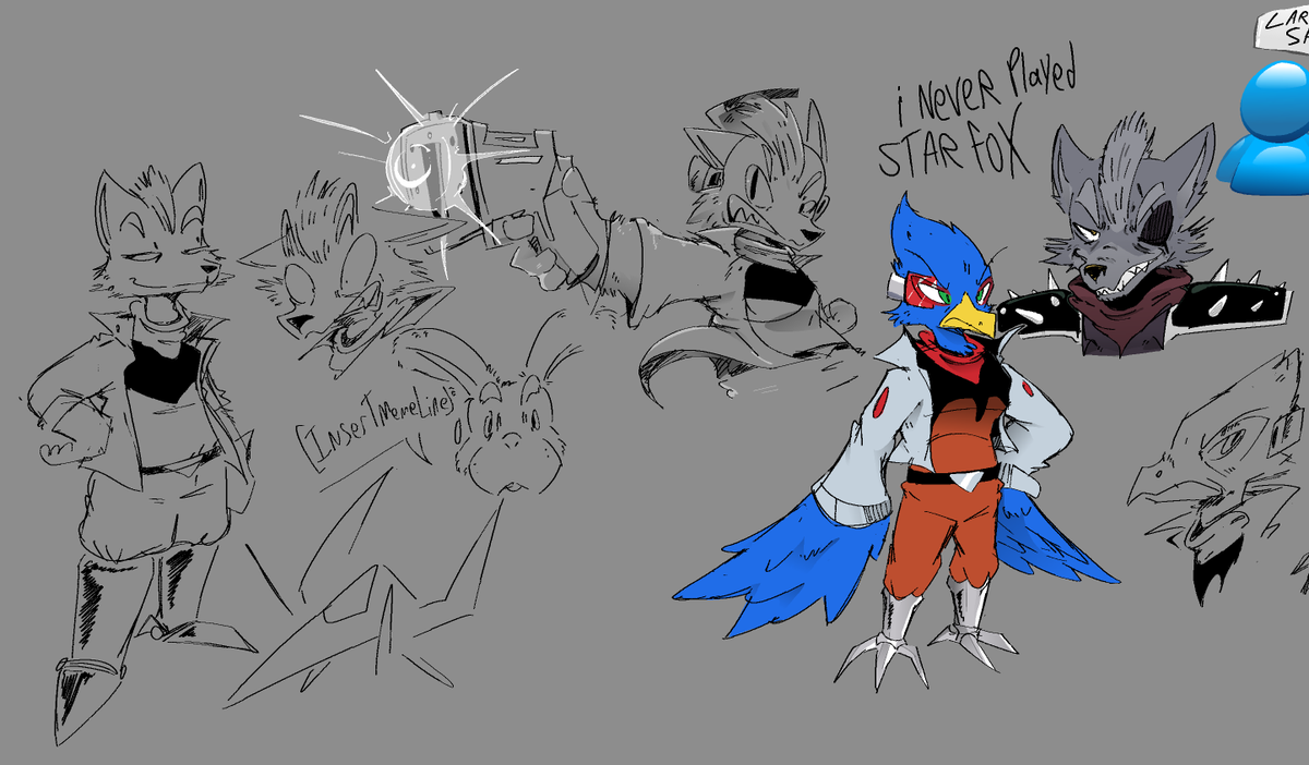 suchergwa17's tweet photo. i never played starfox
#drawpile #howdoimakefalcolookgayer https://t.co/41fRG7zycw