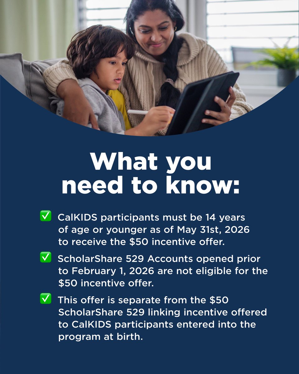 CalKIDS Program tweet media