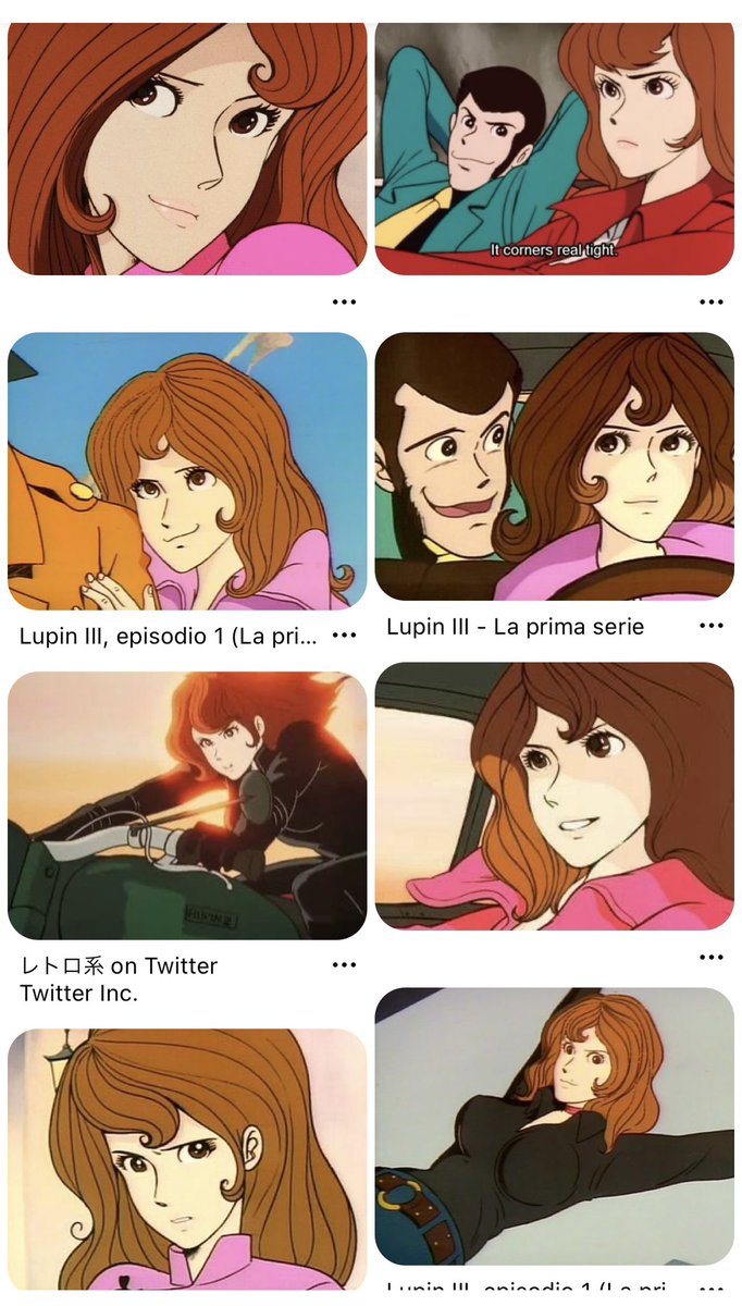 angelethaa's tweet photo. @ShamF13 It’s Lupin the Third. There are a lot of different series, but this one is the very first one from 1971. There’s an iconic character named Fujiko Mine, and I love her hair in this series 🍒　it’s so cute! https://t.co/Z5pCvqvf5n