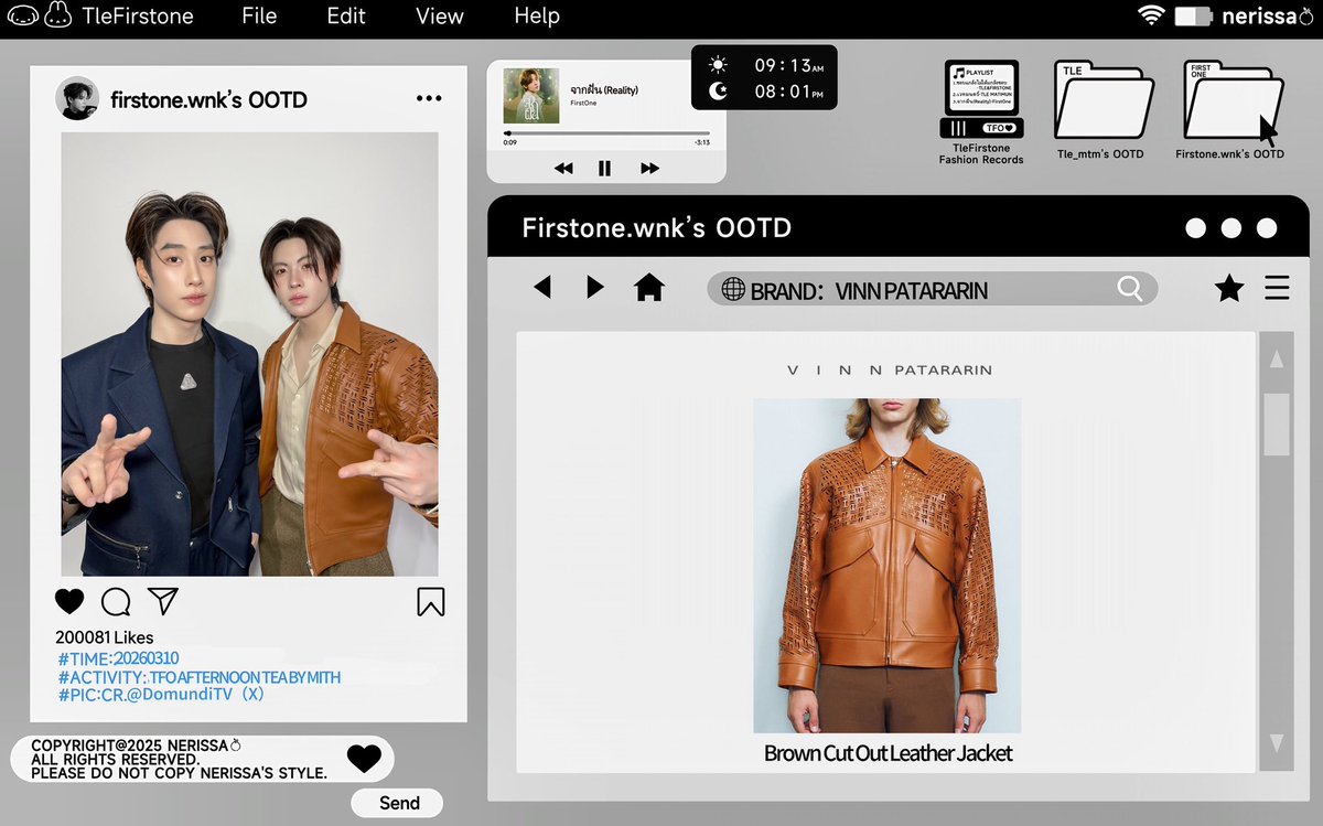 📝【tlefirstone’s fashion records】
📍 TFOAFTERNOON TEA BY MITH
📆2026.03.10
👥tlefirstone

#MITHxTleFirstOne 
#TleFirstone #เติ้ลเฟิร์สวัน
#TLE_mtm #Firstone