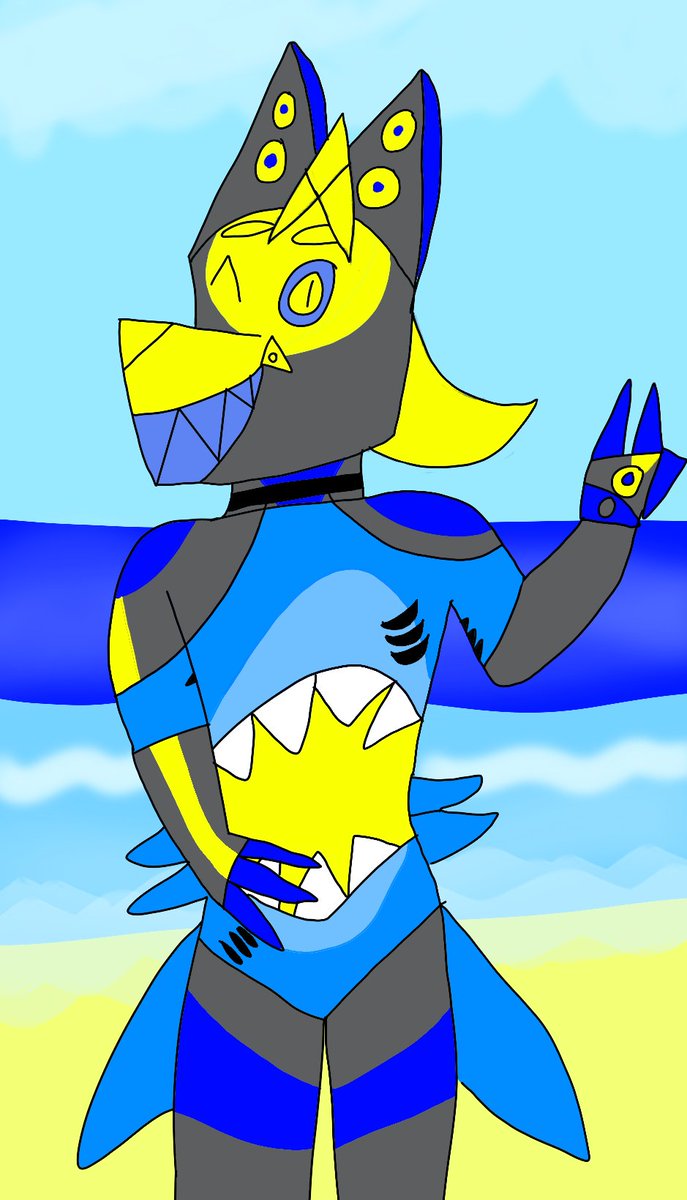 MossUndead's tweet photo. Nova's cute summer outfit!
#ampwave #shark #furryart #beach https://t.co/LGqvqXbzkH