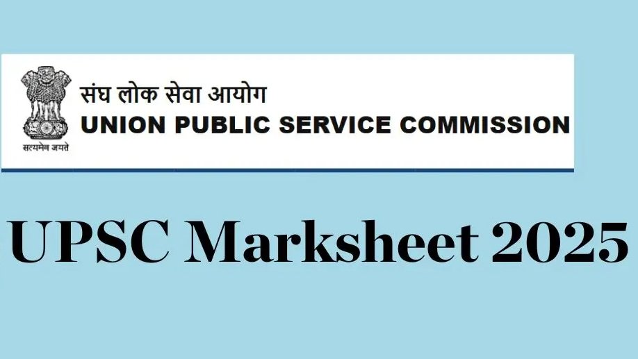 🚨 UPSC CSE 2025 Marksheet is out! Download PDF 🔗👇🏻