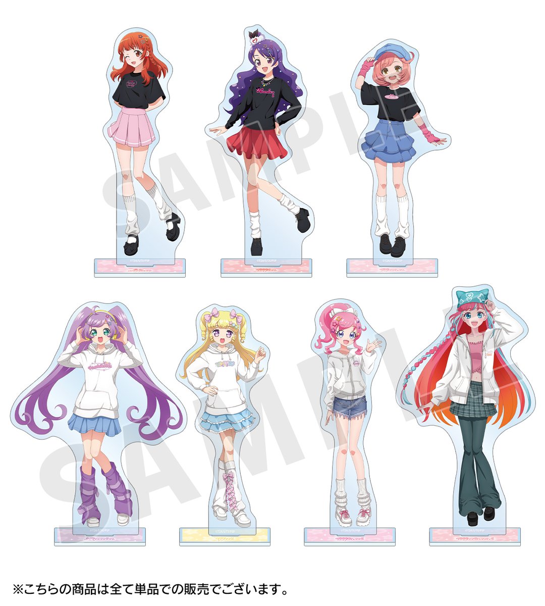 プリティーシリーズ arti-mate BIGアクリルスタンド 描き下ろし Y2Kファッションver.