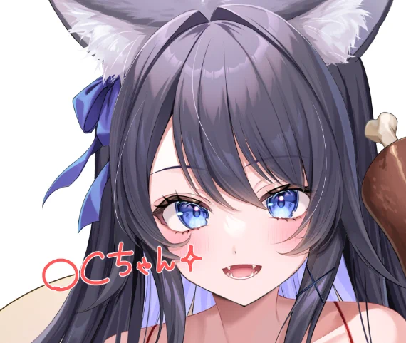 顔が良すぎるオオカミちゃん #OC