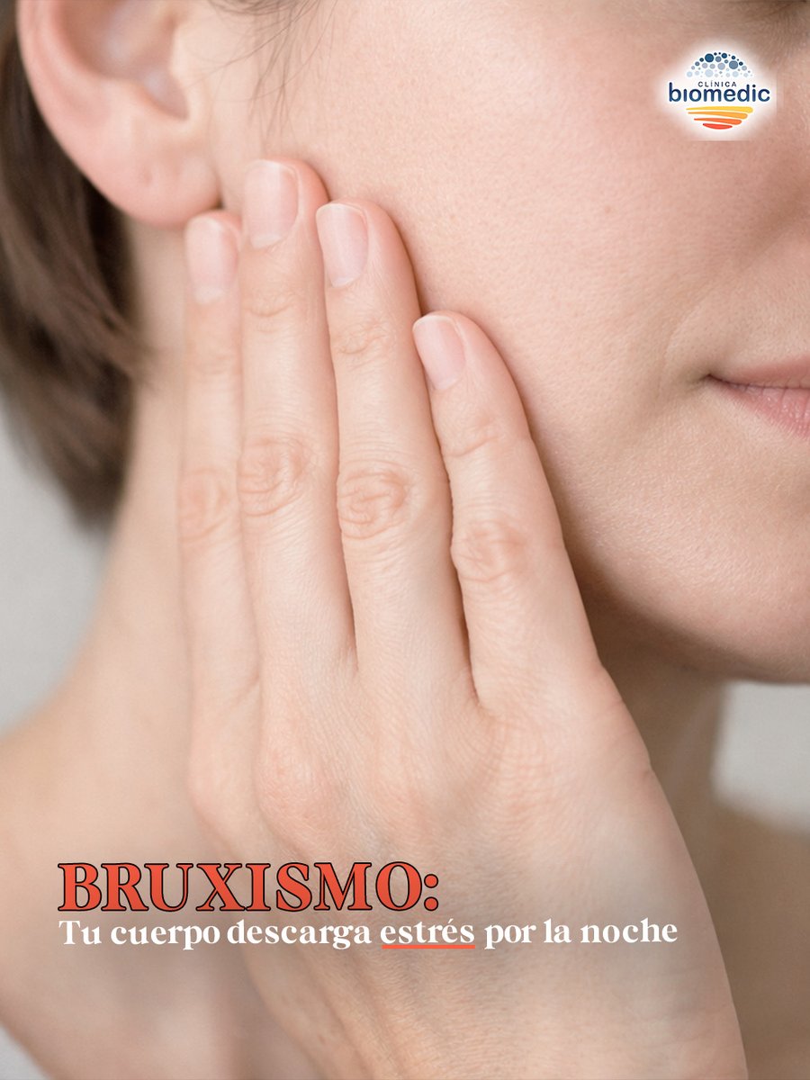 BiomedicCenter's tweet photo. ¿Aprietas los dientes al dormir?
¿Te levantas con tensión mandibular o dolor cervical?
El bruxismo no es solo dental.
Puede estar relacionado con sistema nervioso, minerales o desequilibrios internos.

En Biomedic analizamos el origen del problema para abordarlo desde la raíz. https://t.co/FFuj9D72cL