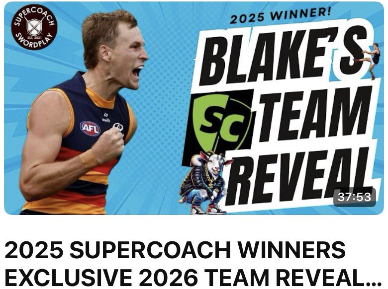 SuperCoach with DR tweet media