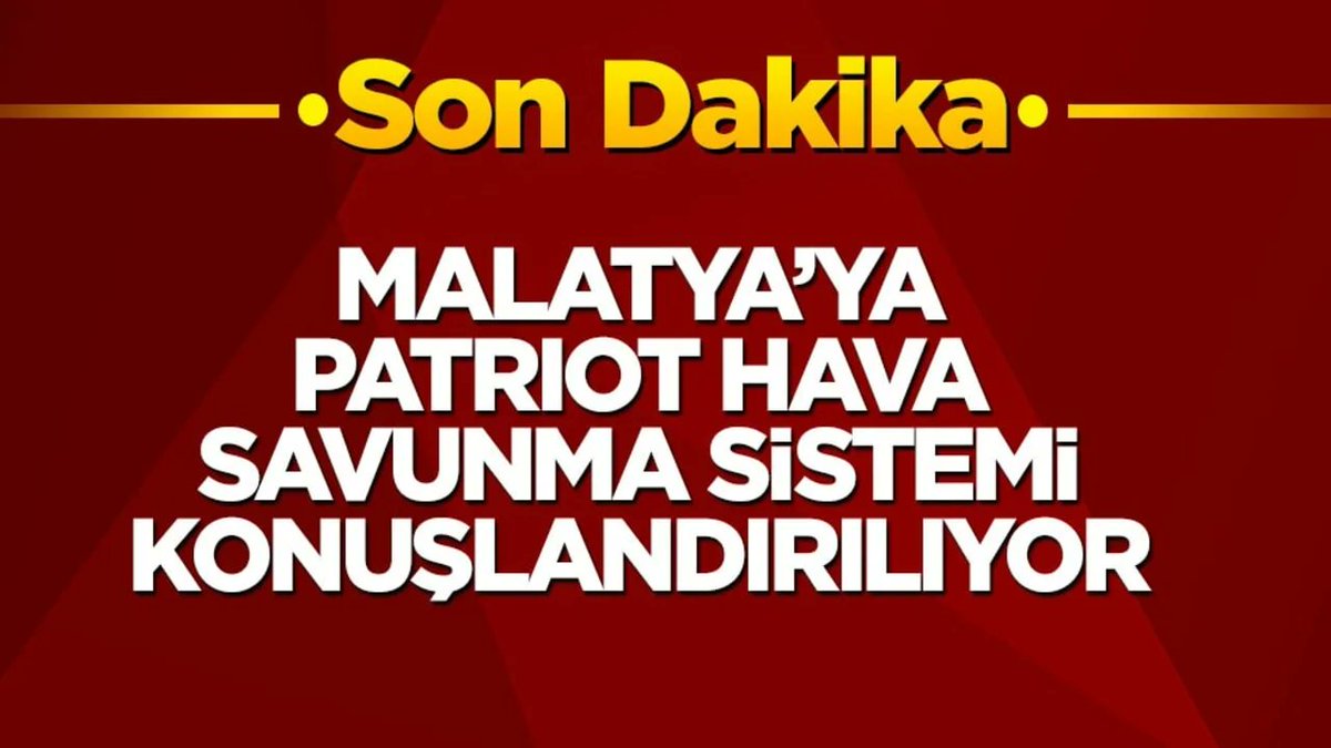 Malatya Patriot hava savunma sistemi gündem nethaberler.com/haber-malatya-…