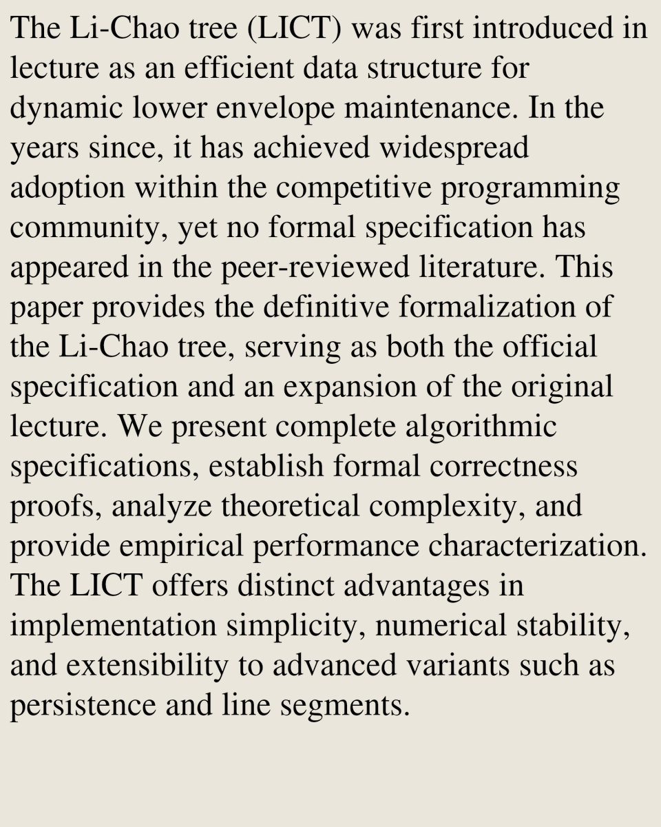 Data Structures and Algorithms Papers tweet media