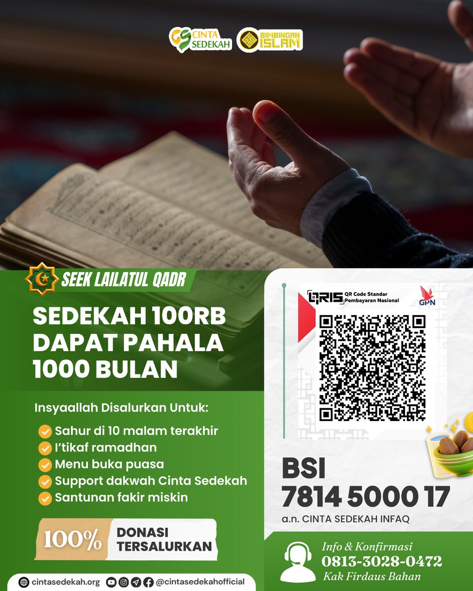 Cinta Sedekah Official tweet media