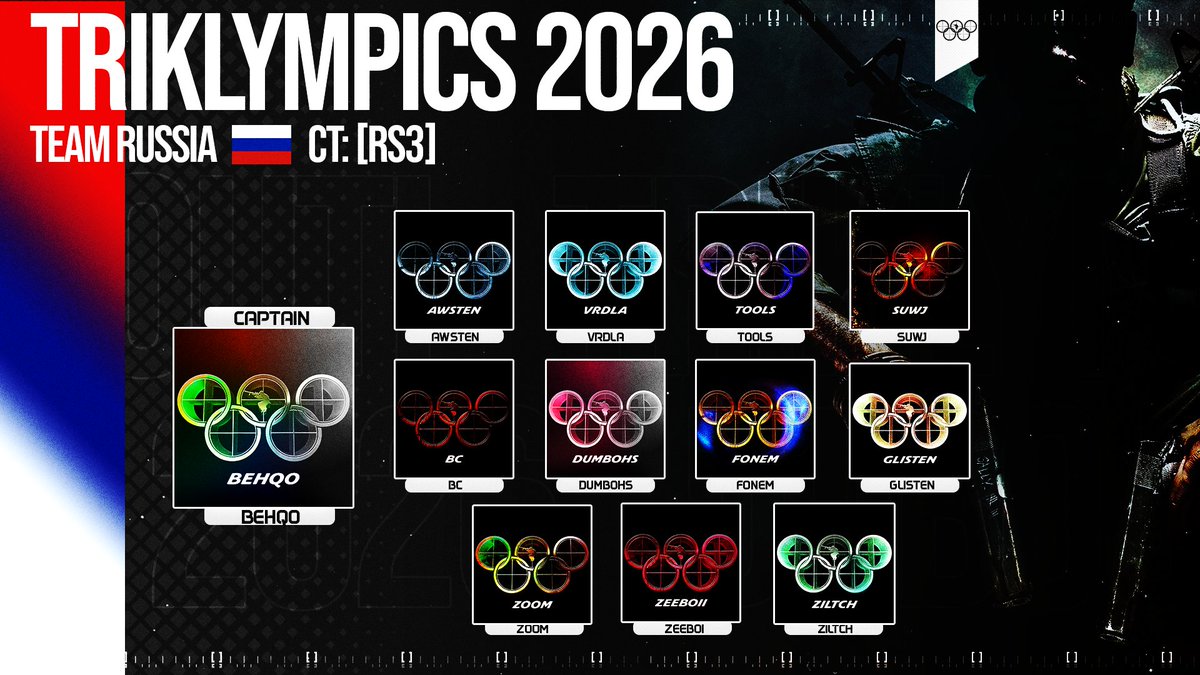 HERE COMES RUSSIA!
CT: [RS3]
<a href="/mtthew47/">behqo🦎</a> C*
<a href="/dumbohs/">ice dumboh</a> 
<a href="/BO1Snaker/">Ziltch</a>                                                                                                                      <a href="/vrdla_/">v</a> 
<a href="/glistennnnn/">Glisten ❄️</a> 
<a href="/icetools_/">ice tools</a> 
<a href="/BobbieOrZoom/">Bobbie</a> 
<a href="/suwjjj/">ight g</a> 
<a href="/L96A1Skree/">lucid bc</a> 
<a href="/gartguy/">gary aka awstzyn</a> 
<a href="/ZB0II/">Ƶɇɇƀøɨɨ</a> 
<a href="/xTW3_/">TRAY</a>