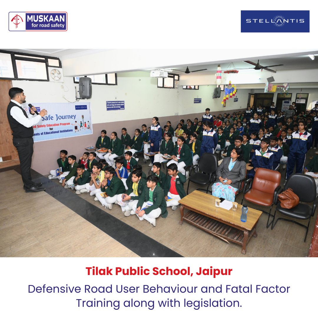 MUSKAAN: foundation for road safety tweet media