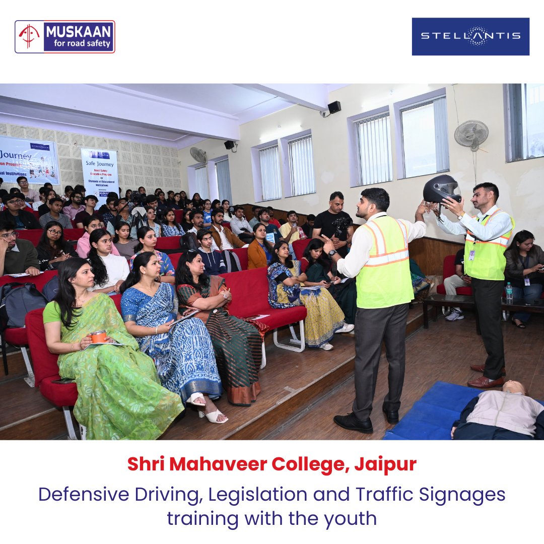 MUSKAAN: foundation for road safety tweet media