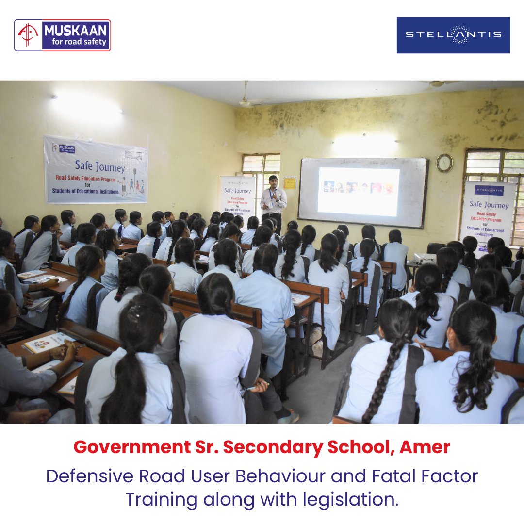 MUSKAAN: foundation for road safety tweet media
