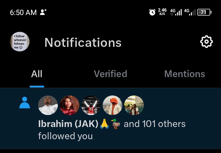 Do you follow back ?

Drop your handles let's follow you ASAP.