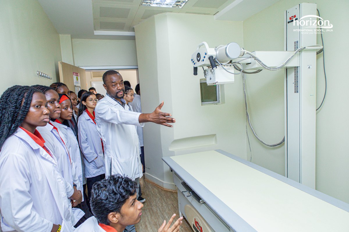 horizon_uganda's tweet image. Last week, our Year 11, 12, and 13 Physics students went on a guided study trip to Nile International Hospital in @JinjaCity to explore and have a hands-on experience of what they have been learning theoretically in their medical physics module.

#HandsOnLearning #MedicalPhysics