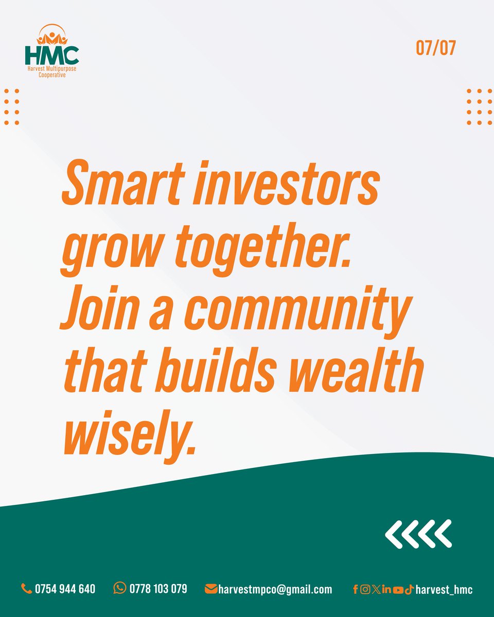 harvest_hmc's tweet photo. Wealth multiplies faster when knowledge and resources combine. 

People working together accomplish a lot more than they do working apart.

#HMC #wealth #investment  #FinancialFreedomForGenerations #finance https://t.co/9etYGSWWY2