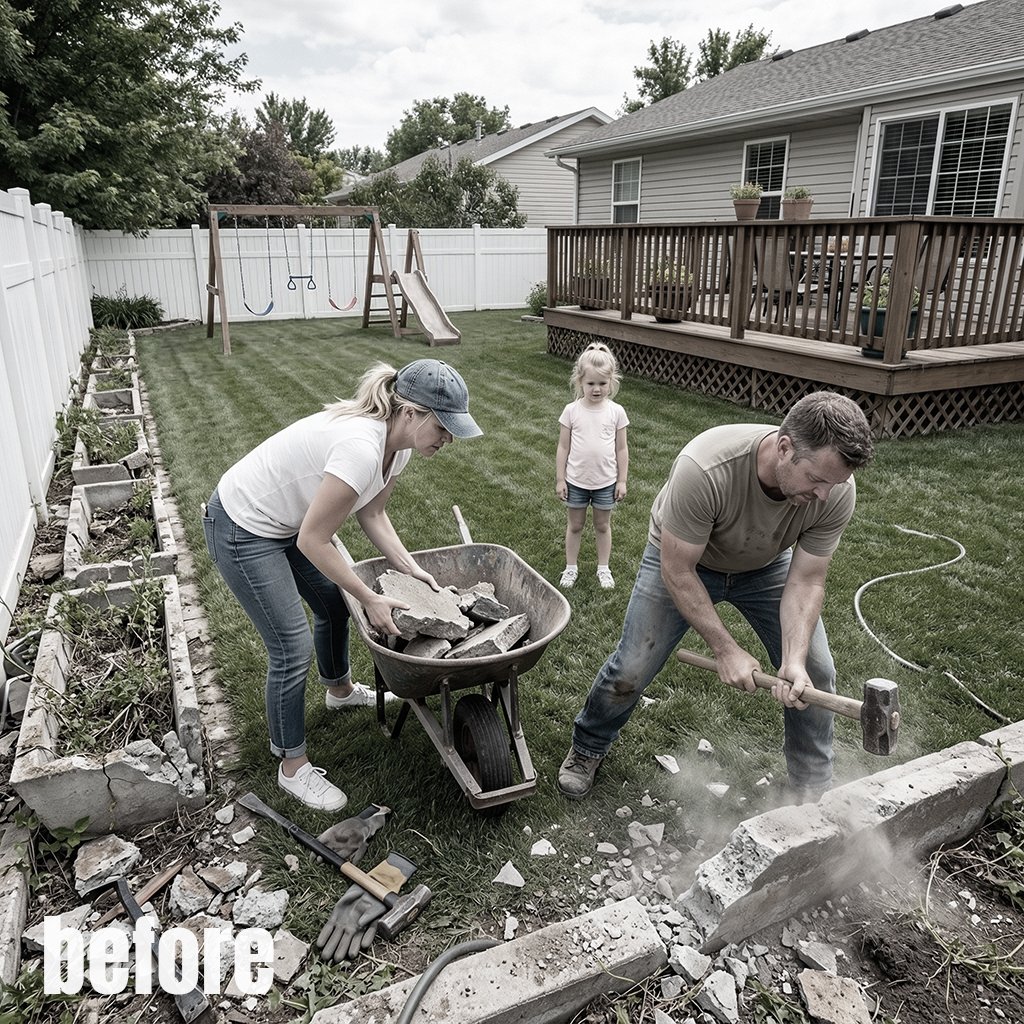 RippaMachinery's tweet photo. Old concrete planter.
Heavy hammer.
A lot of work.

With a compact excavator and breaker, the job is done quickly — and the backyard gets a fresh new garden.

MakeHomeHappy.

#MiniExcavator #BackyardProject #RIPPA https://t.co/WFtC77FERY