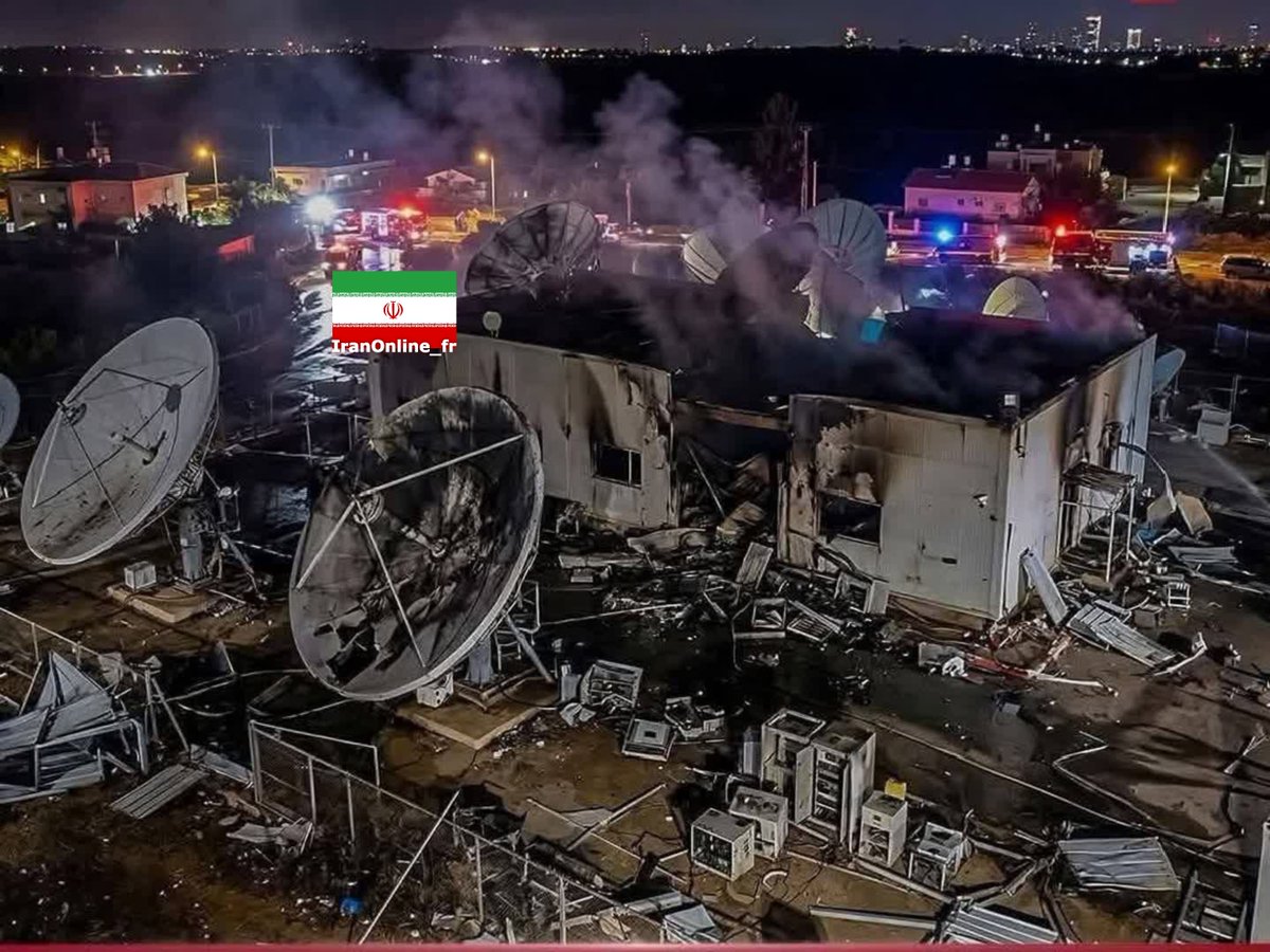 🔥🇮🇱 Centre de communication satellitaire dans le sud de Tel-Aviv, l'un des principaux centres de liaison entre les bases aériennes israéliennes et les avions de combat!
Nous vous anéantirons d'une telle manière que vous ne pourrez plus vous relever.
🔥🔥🔥🔥🔥
#Iran