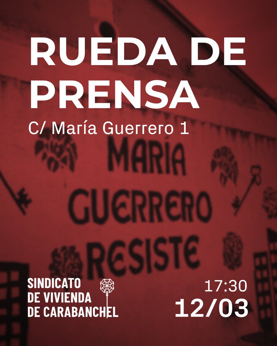 Sindicato Vivienda Carabanchel tweet media