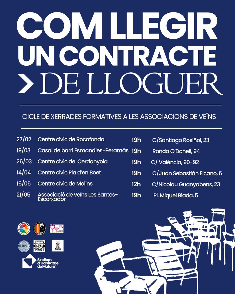 Sindicat d’Habitatge de Mataró tweet media