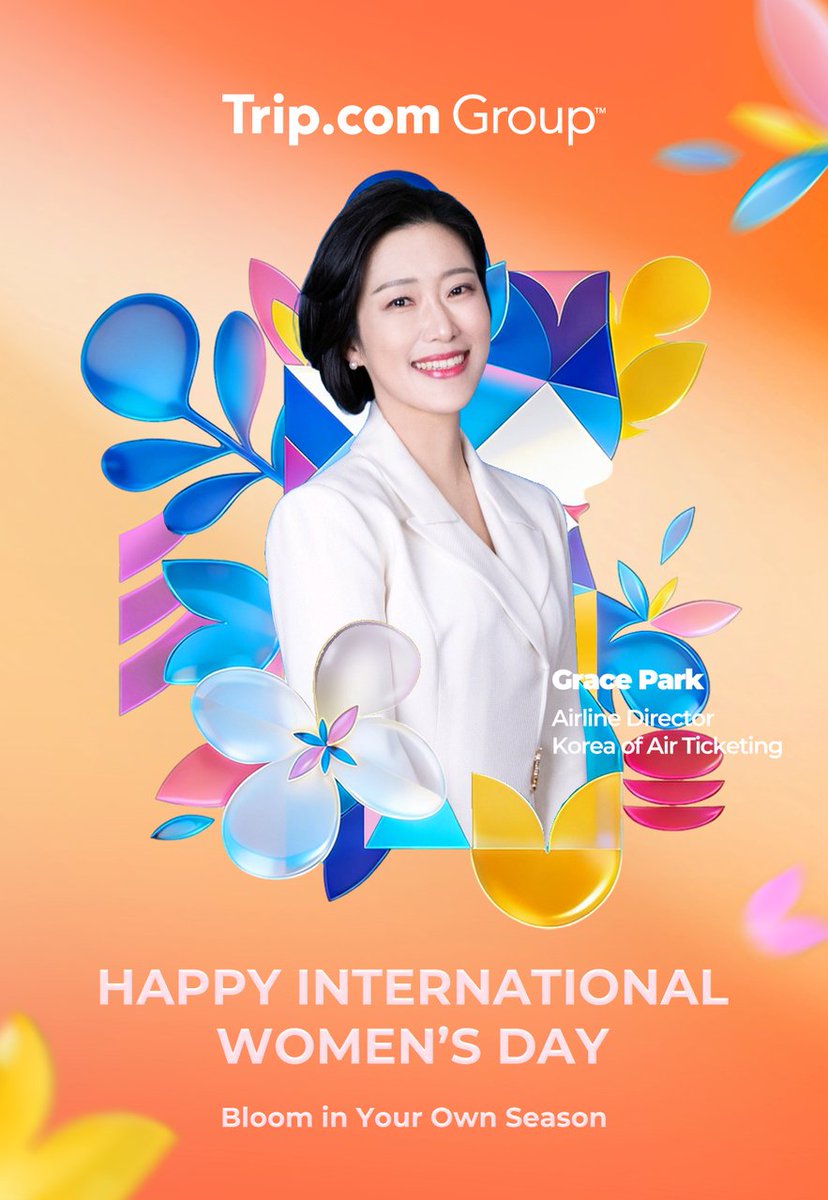 【国際女性デー】私たちはこの日、トリップドットコム韓国法人で航空チケット事業本部長を務めるグレース・パーク氏に注目します。彼女はエンパワーメント、共感、卓越性を体現するリーダーです。