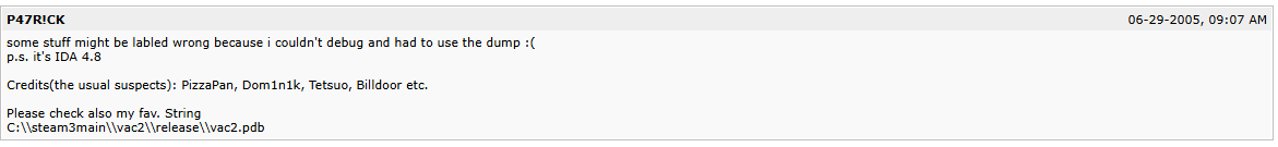 came across this on an old cs 1.6 cheating forum GameDeception and I instantly thought of <a href="/tetsuoai/">tetsuo</a> . Any chance that was you? lol