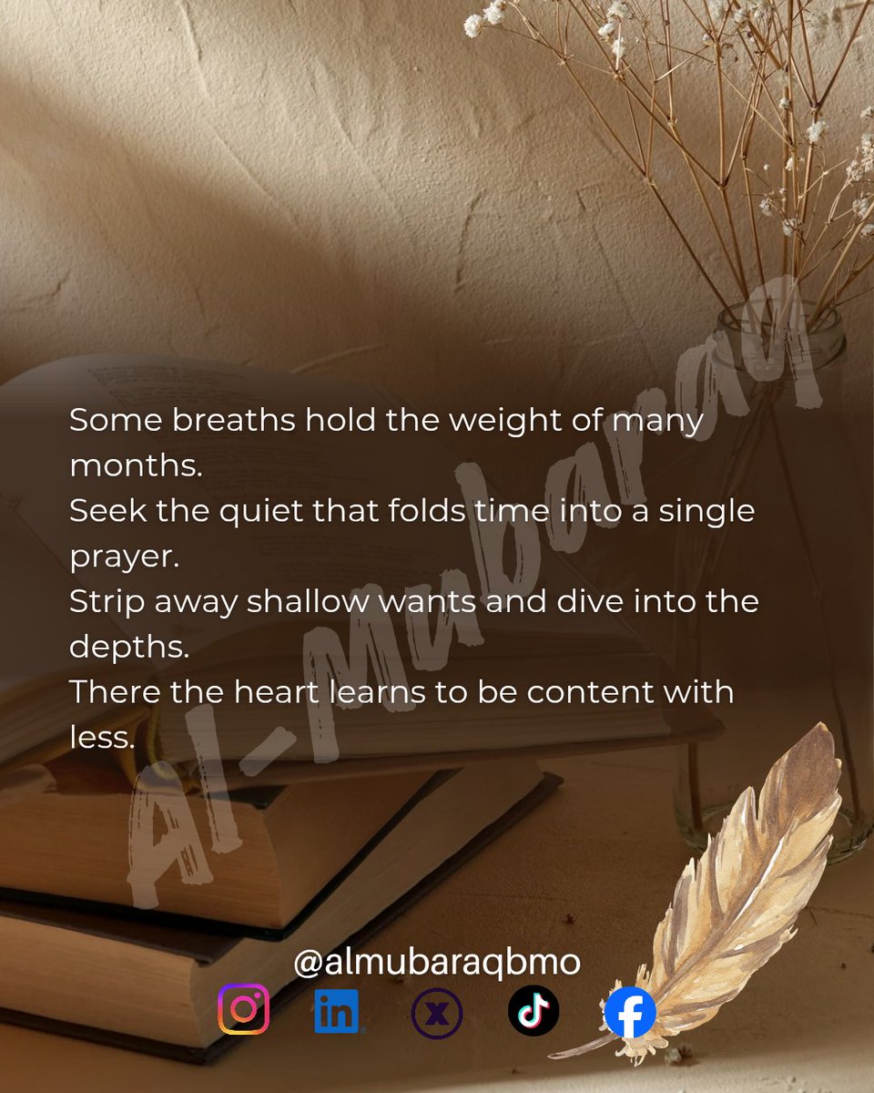 almubaraqbmo's tweet photo. There are nights in Ramadan that carry a weight far beyond ordinary time. A single night can hold the reward of a lifetime. But the night does not reveal itself to a distracted heart. How are you making space for quiet reflection during these hidden nights? #NightOfPower https://t.co/tVltOOWnsp
