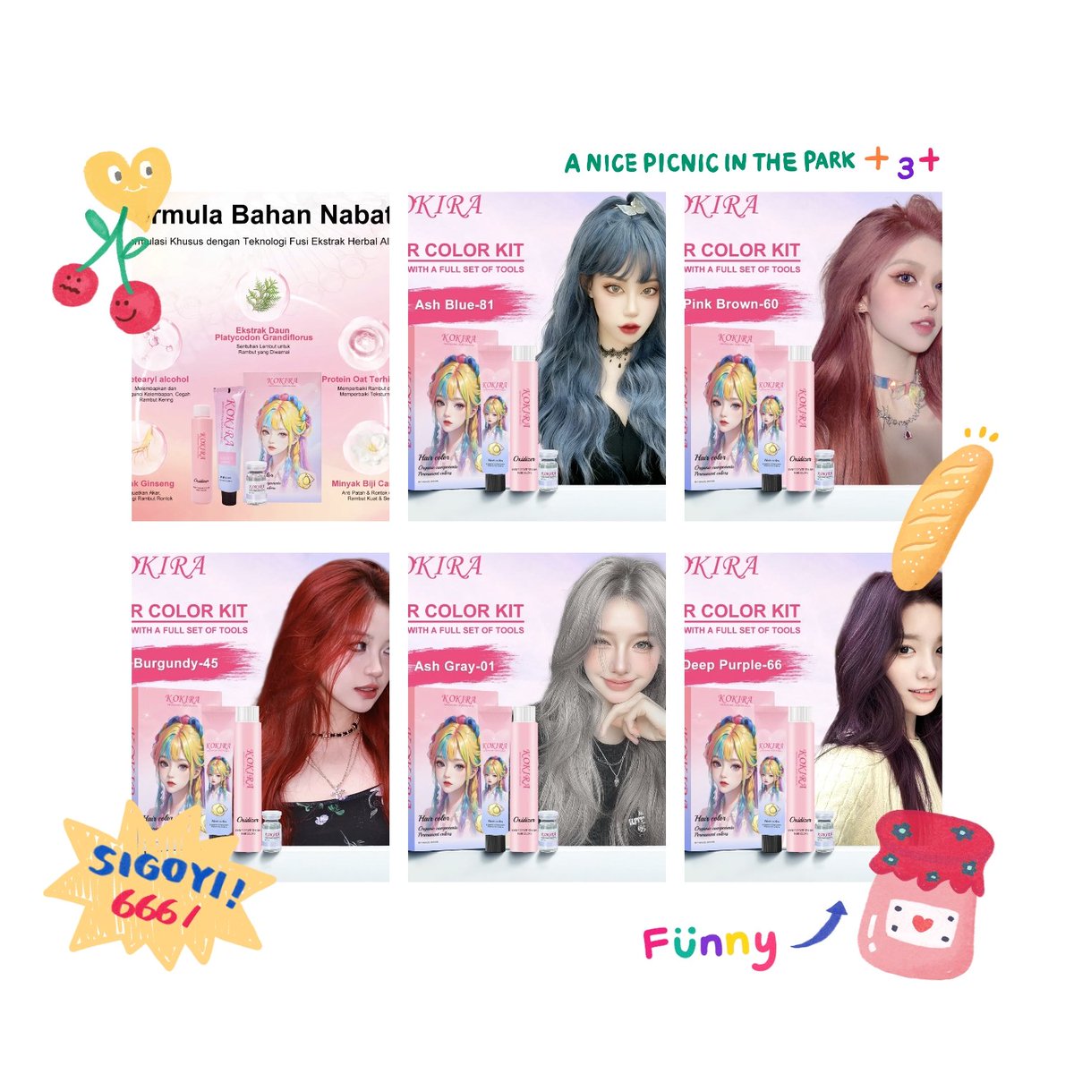 restnore's tweet photo. Selama ini mikir kalau mau rambut ash grey atau blue black harus dibleaching sampe putih dulu biar masuk warnanya. Ternyata nemu merk Kokira yang klaimnya langsung nyala di rambut item 😭 Beneran langsung keluar warnanya ga sih? Atau zonk cuma di iklan doang? https://t.co/yRXPAzGg0f